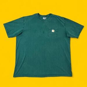Carhartt K87 Loose Fit Pocket Tee 3XL Tall Hunter Green